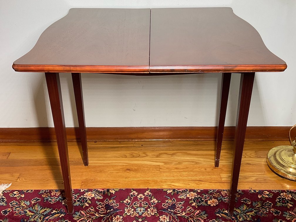 Folding Top Wooden Game Table