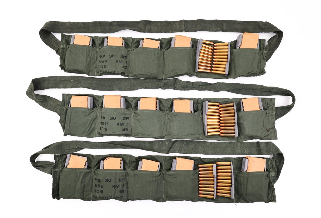 30 Carbine Ammo On Strippers/Bandoleers