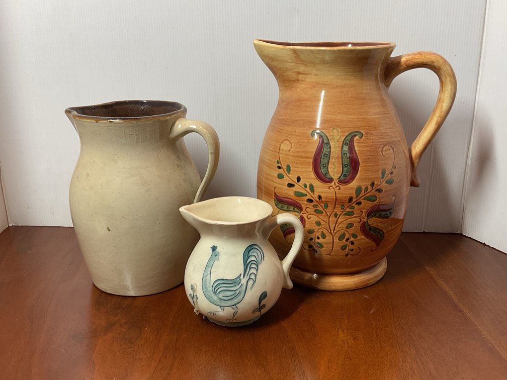 Glazed Ceramic Pitchers