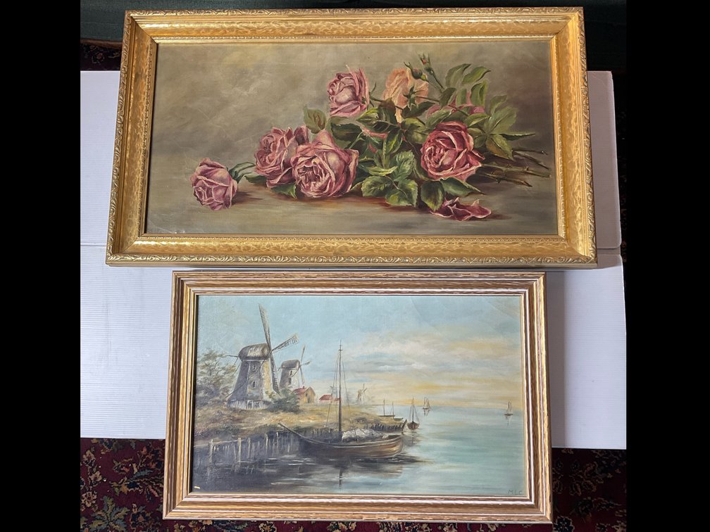 Framed Oil on Canvas Paintings