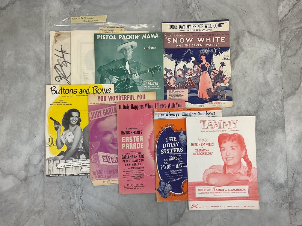 One-Sheet Movie Posters & Movie Sheet Music
