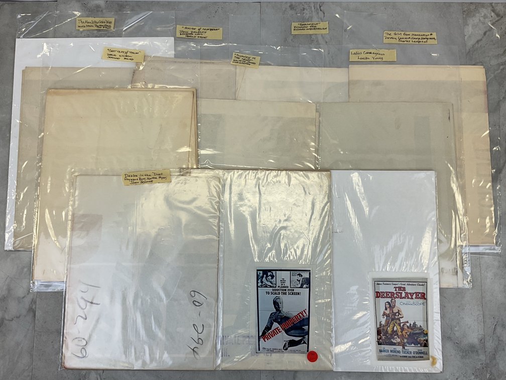 Vintage Folded Movie Posters
