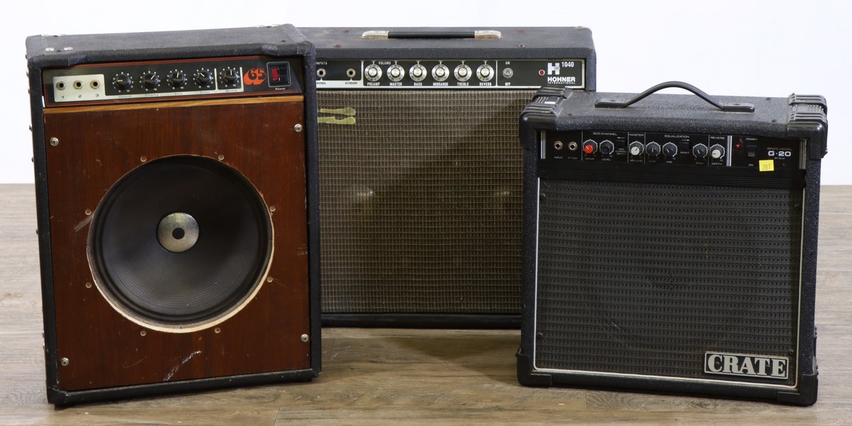 Lot of 3 Guitar Amplifiers