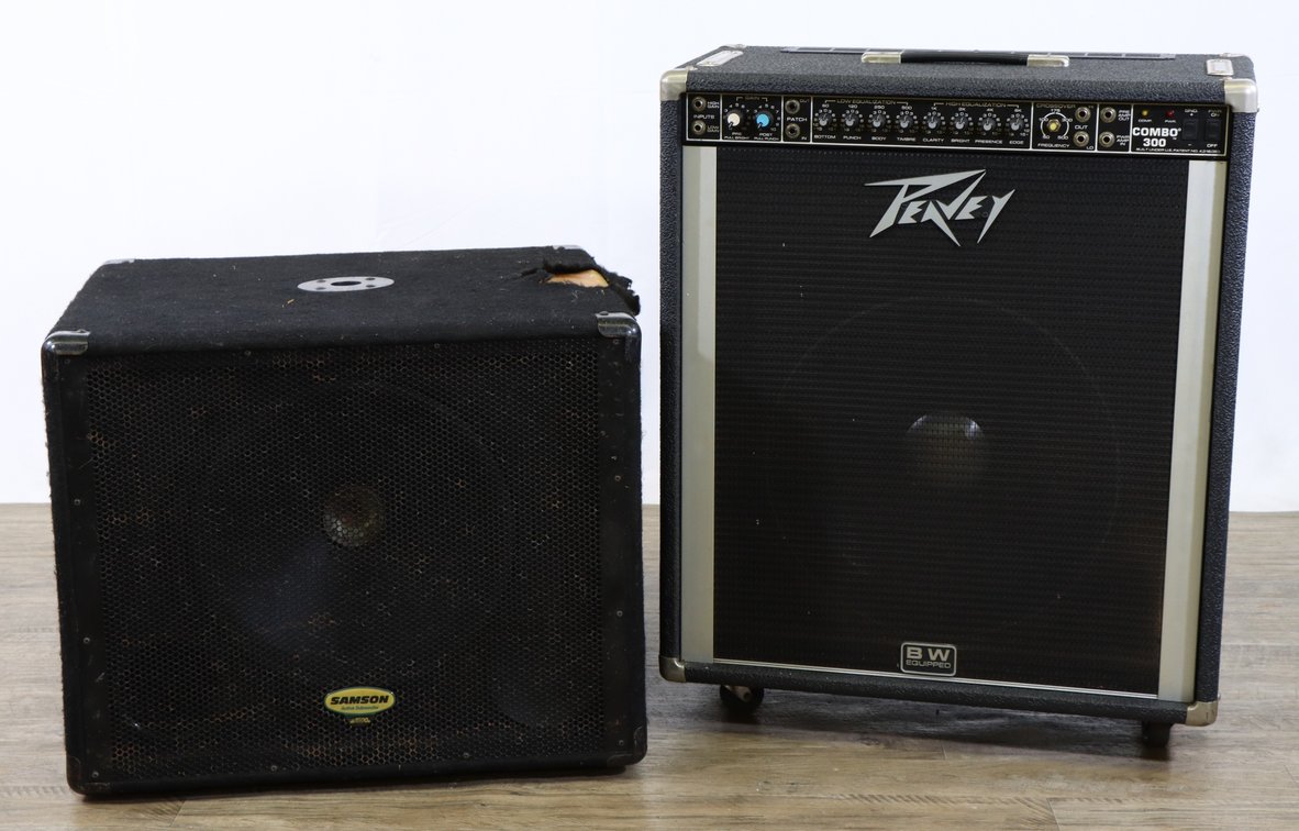 Peavey Combo 300 and Samson Sub Woofer