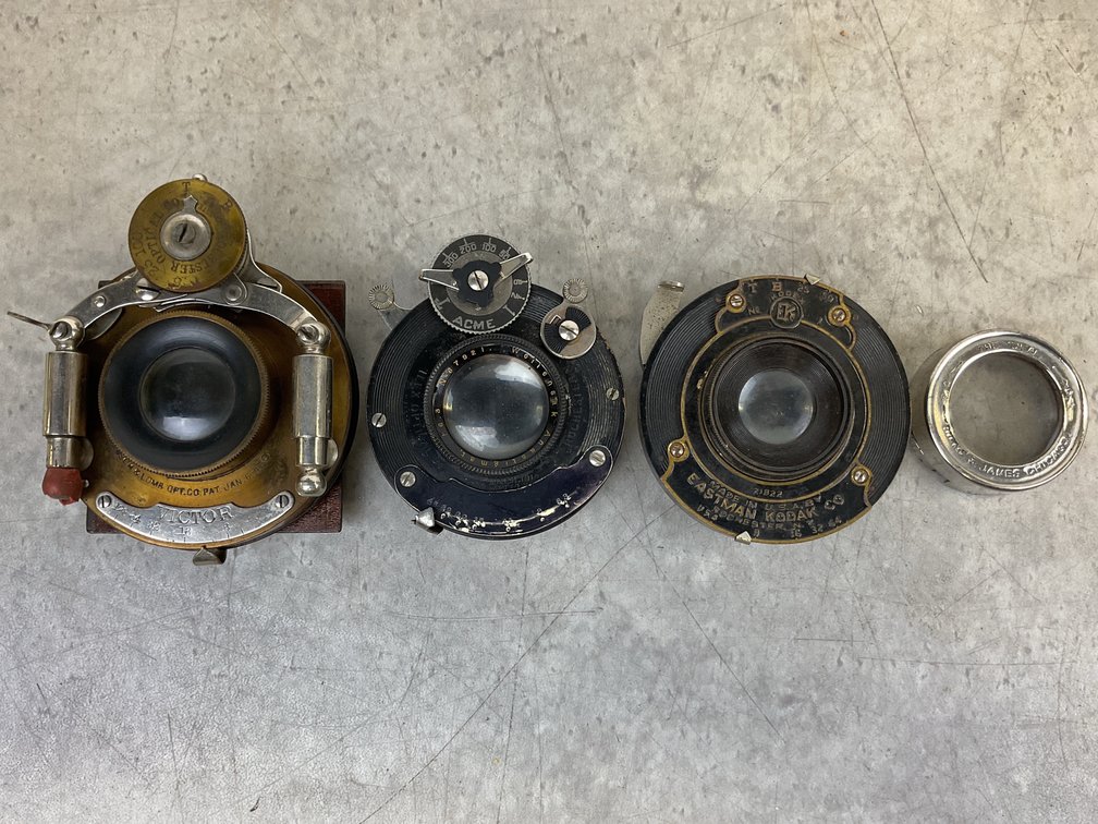 Vintage Camera Shutters and Photographic Lens Filter
