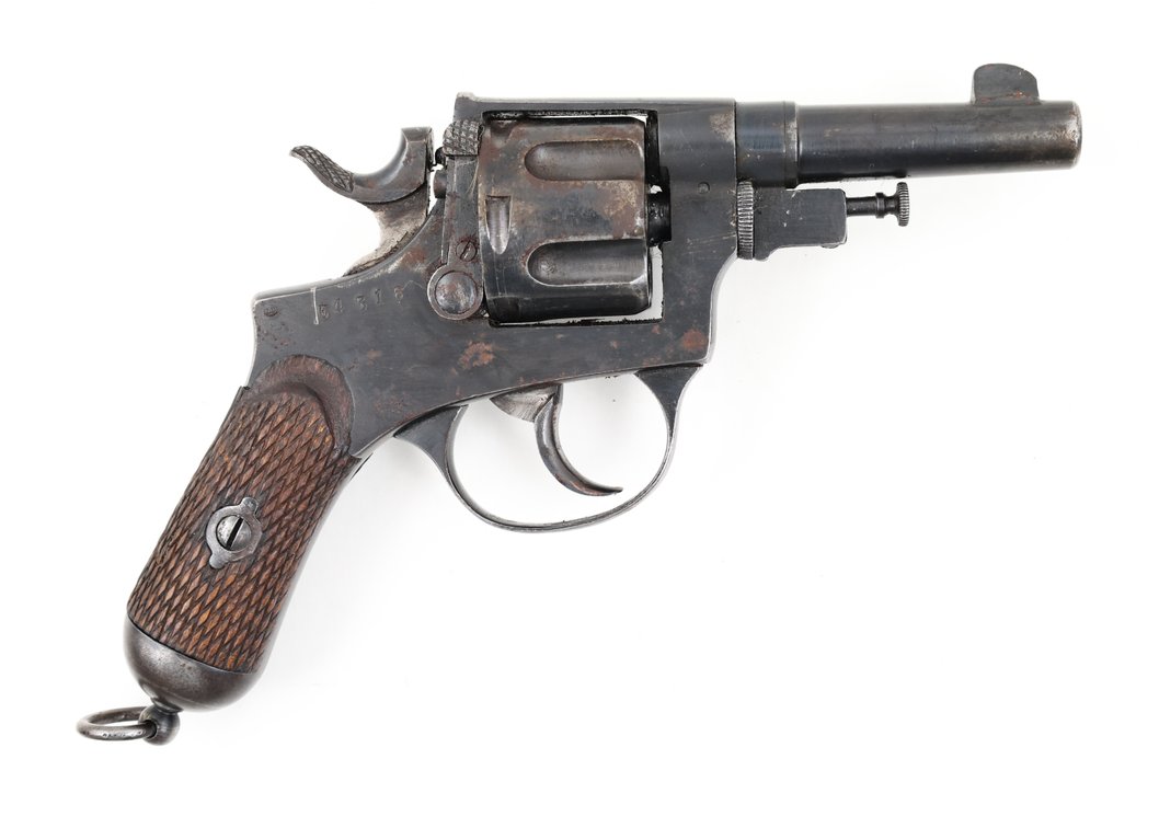 Italian N&V Castelli M1889 Bodeo Double Action Revolver
