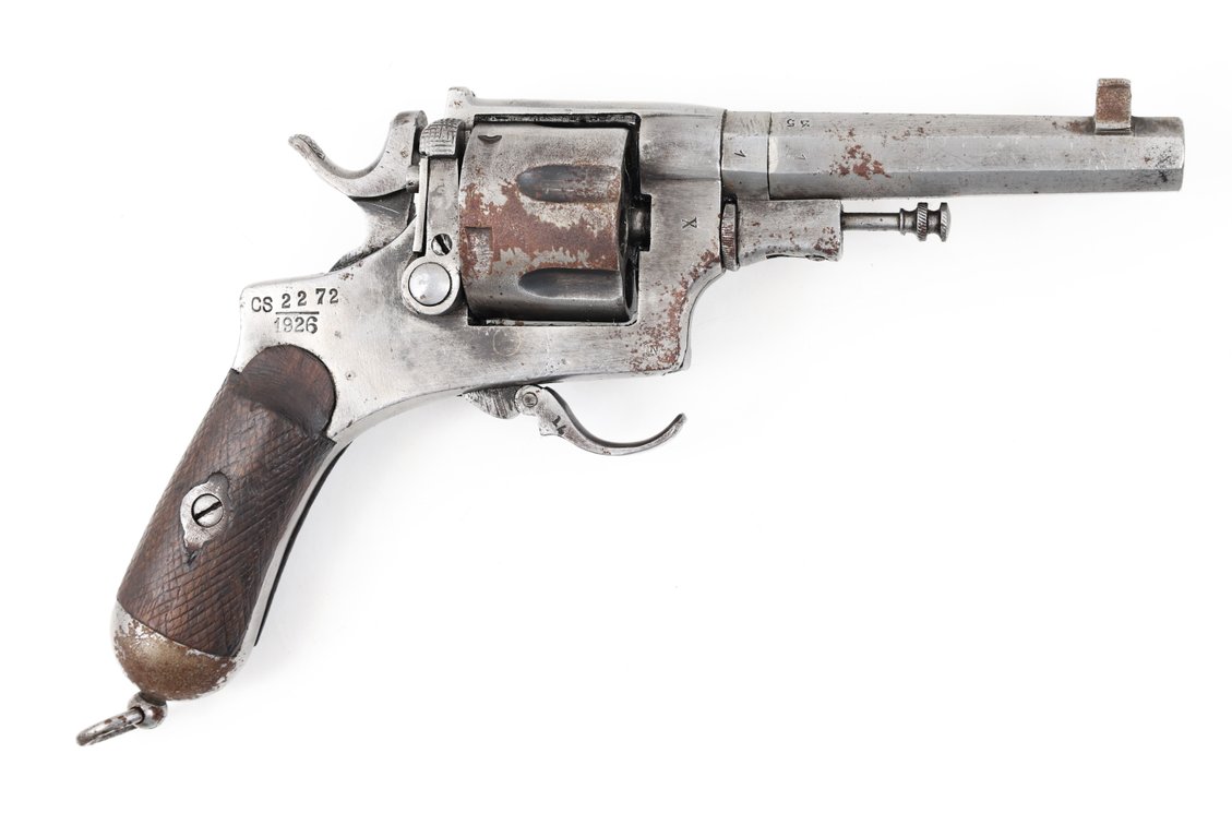 Italian Sfare GVT (Royal Arms Factory Society) M1889 Bodeo Double Action Revolver