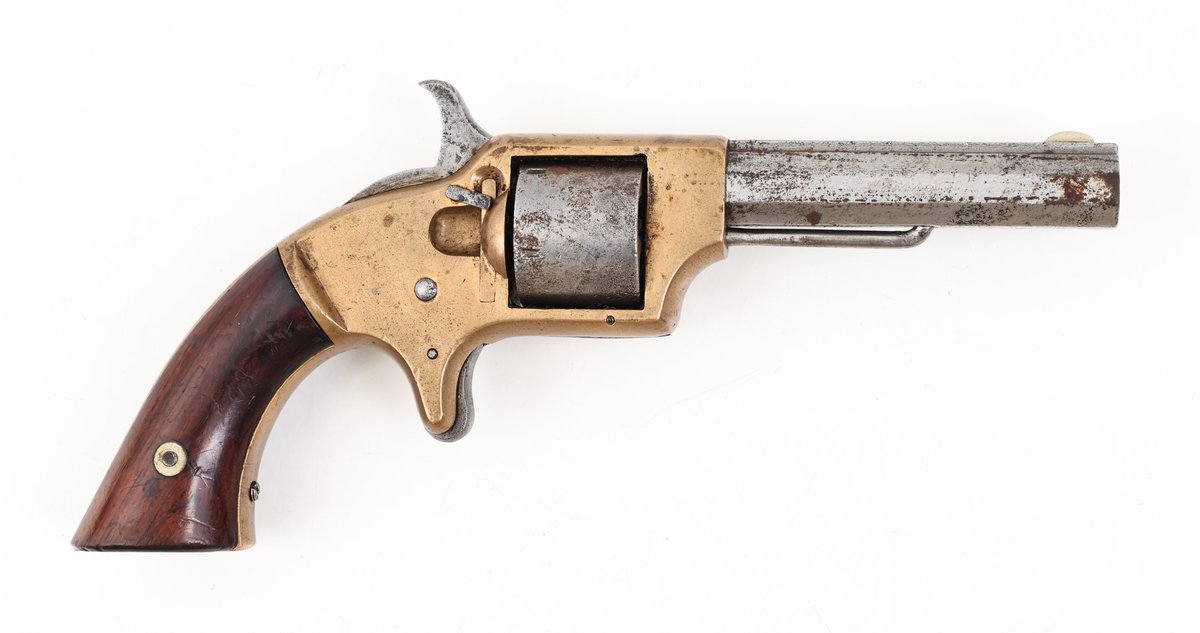 Rare Antique Springfield Arms Spur Trigger Revolver