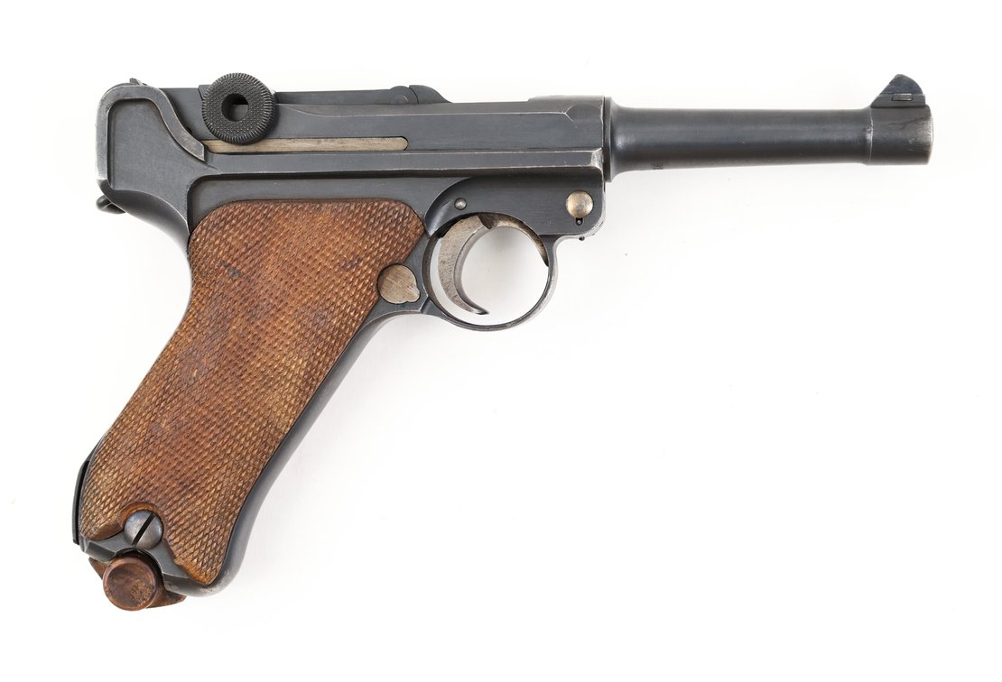 German DWM (Deutsche Waffen- und Munitionsfabriken) P08 Luger Semi Automatic Pistol
