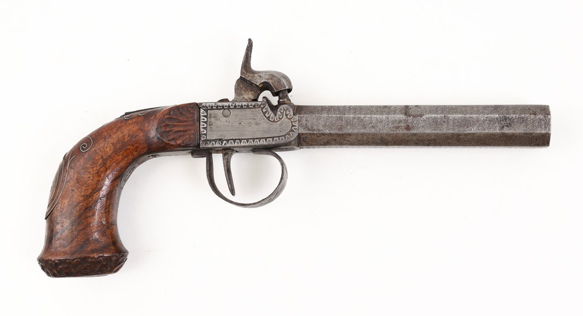 Antique Single Shot Percussion Pistol
