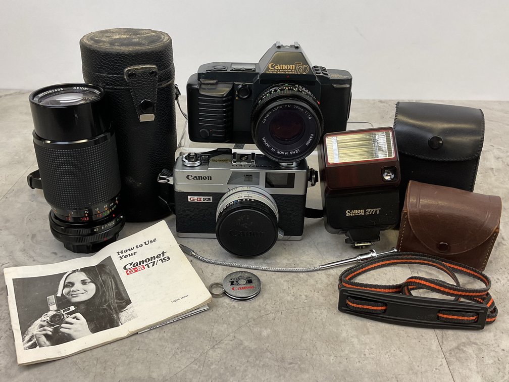 35mm Cameras, Zoom Lens, Flash, and Accessories