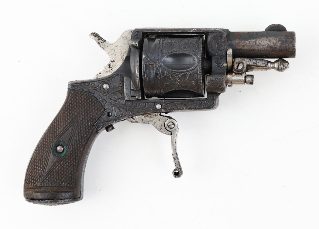 Belgian Folding Trigger Double Action Revolver