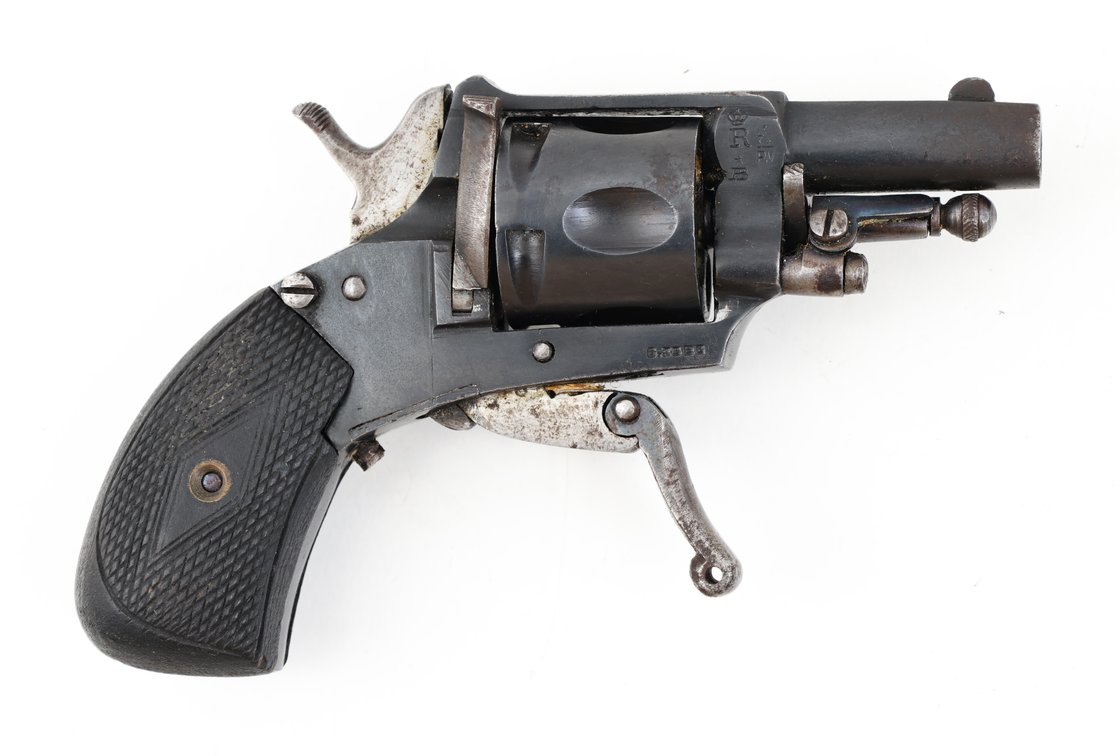 Belgian Folding Trigger Double Action Revolver
