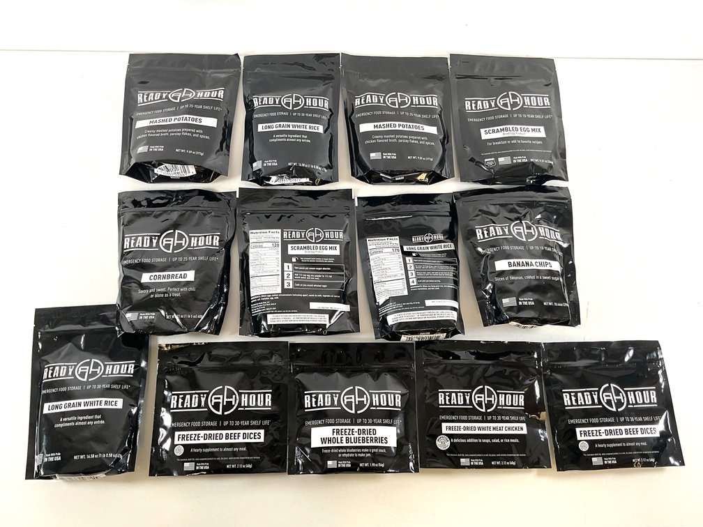 Ready Hour Emergency Food Storage Pouches (13)