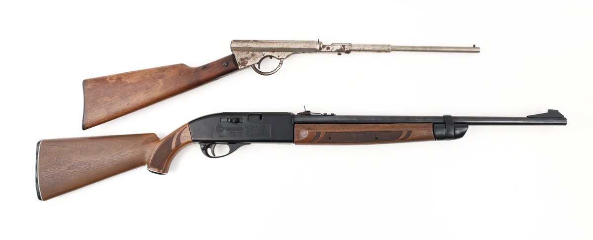 Crosman 766 and H.M. Quackenbush Air Rifles