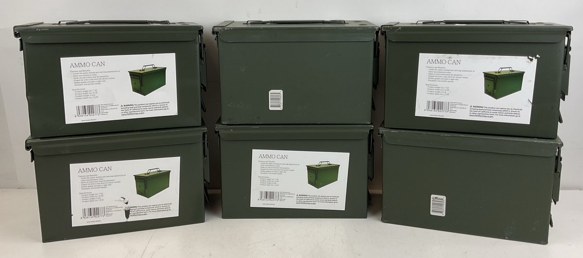 Steel Ammo Cans (6)