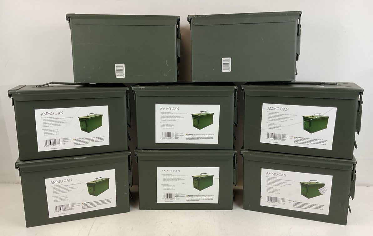 Steel Ammunition Cans (8)