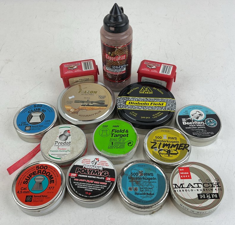 .177 and .22 Caliber Airgun Pellets and BBs