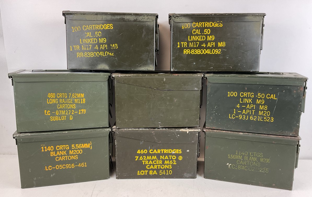 Metal Ammunition Cans (8)