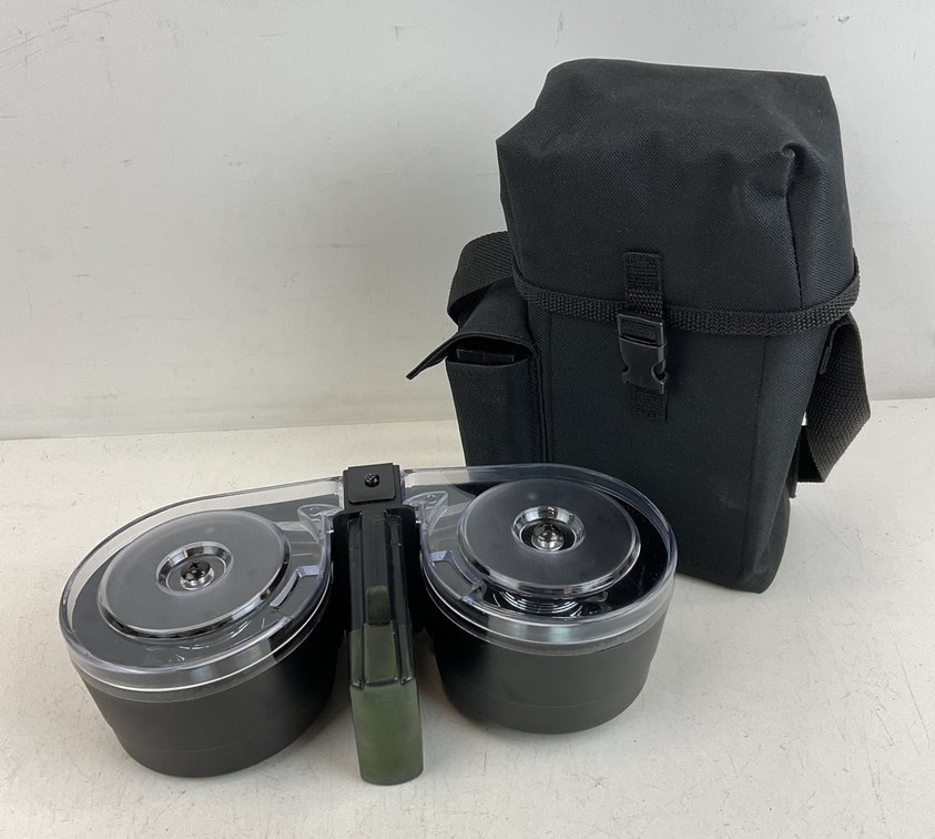 RWB AR-15 100-Round Dual Drum Magazine and Pouch
