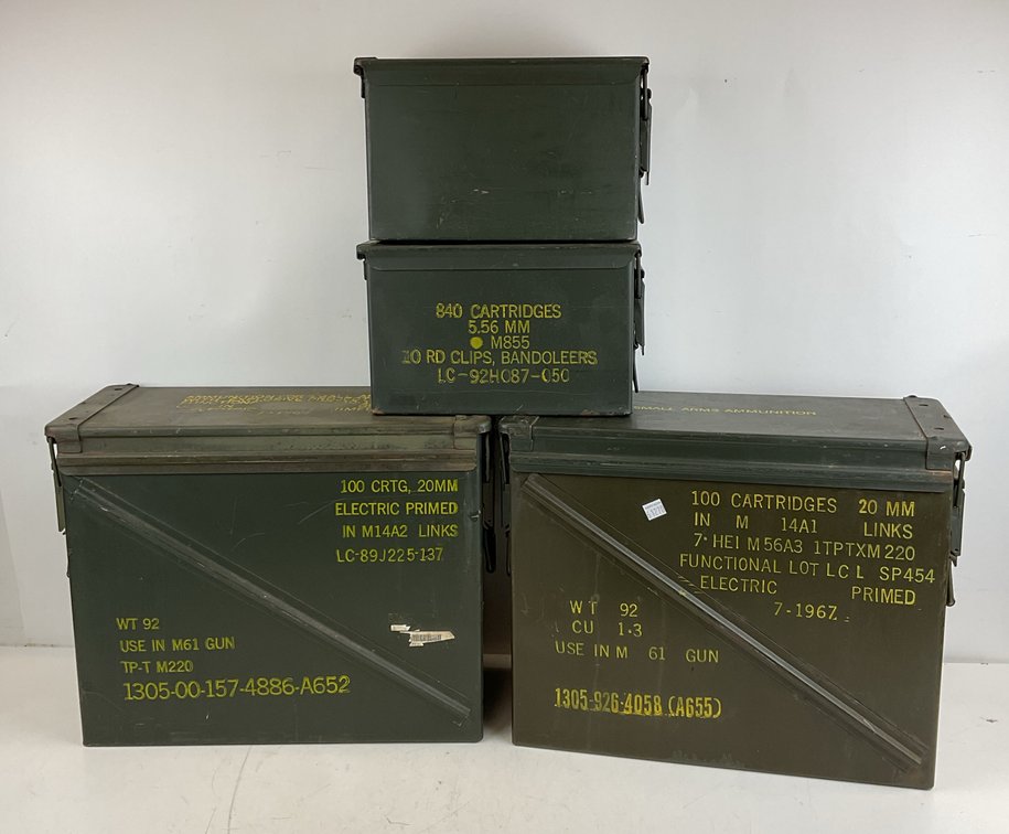 Metal Ammunition Cans (4)