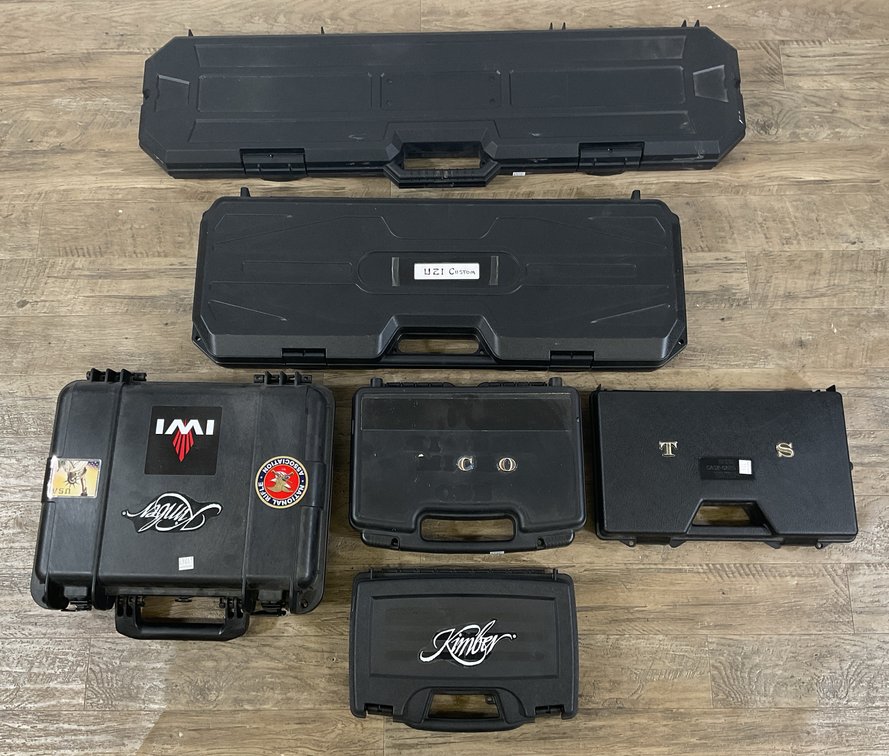 Black Hard-Shell Firearm Cases