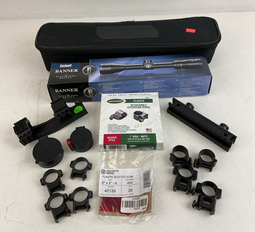 Rifle Scope, Mounts, Rings, and Optics Accessories