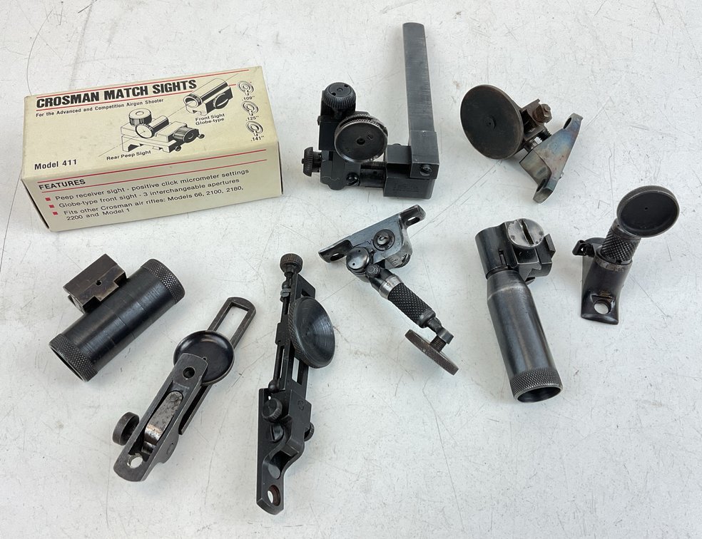 Rifle Aperture Target, Tang Peep, and Globe Front Sights
