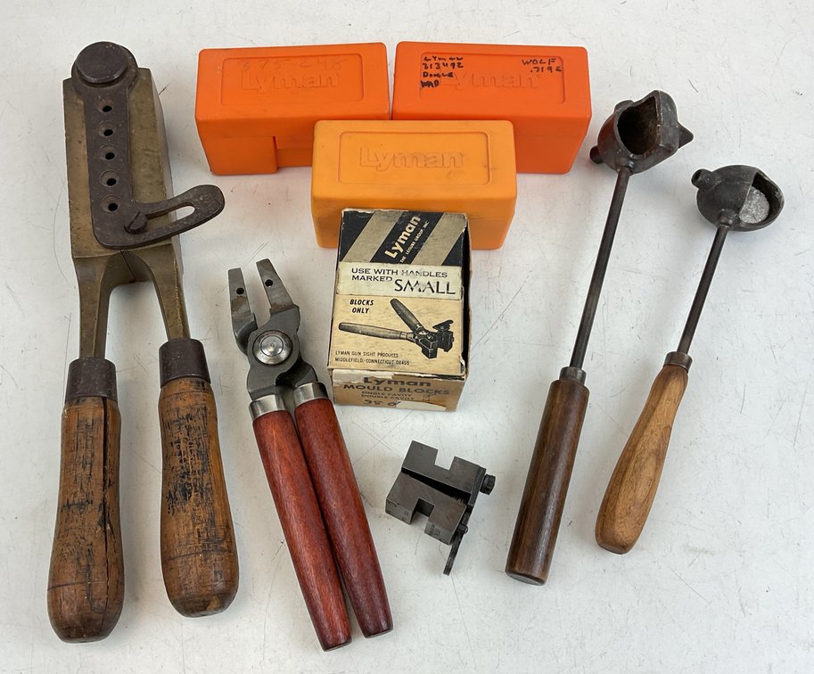 Bullet Casting Moulds, Handles, and Ladles