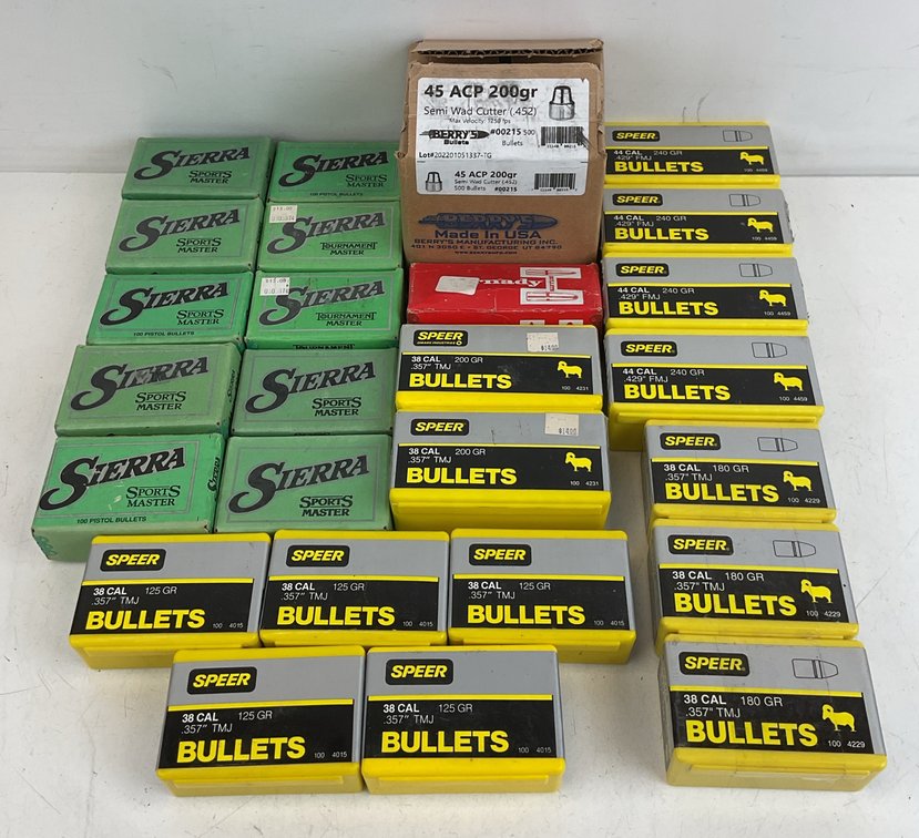 Reloading Bullets in .38, .44, and .45 Calibers