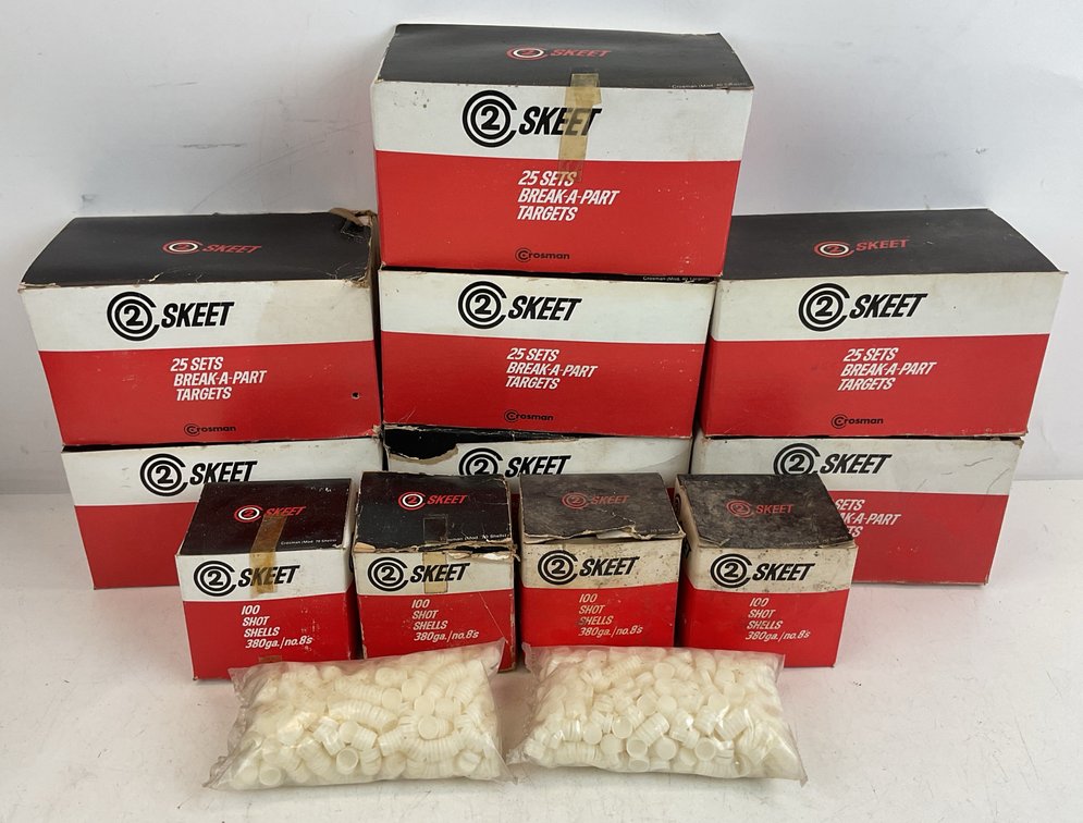 Super Rare Crosman .380Ga Shotshell Ammo , And Break-A-Way Targets