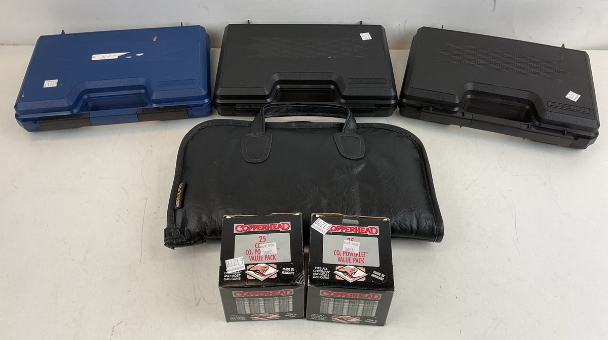 Pistol Cases and CO2 Cartridges