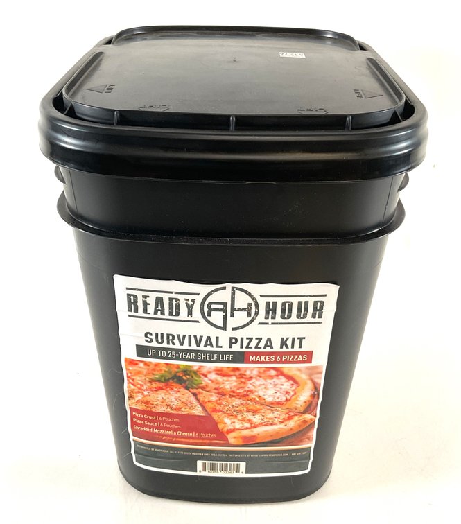 Ready Hour Survival Pizza Kit Bucket