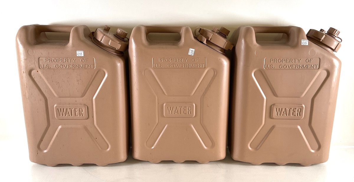LC Industries U.S. Military Water Cans (3)