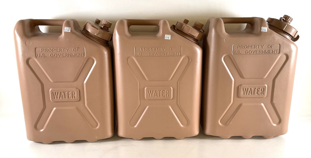 LC Industries US Military Plastic Water Cans