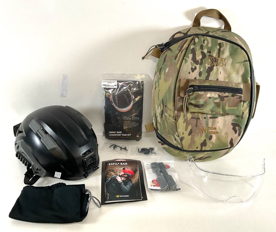 Team Wendy EXFIL SAR Helmet with Mystery Ranch Bag and Accessories