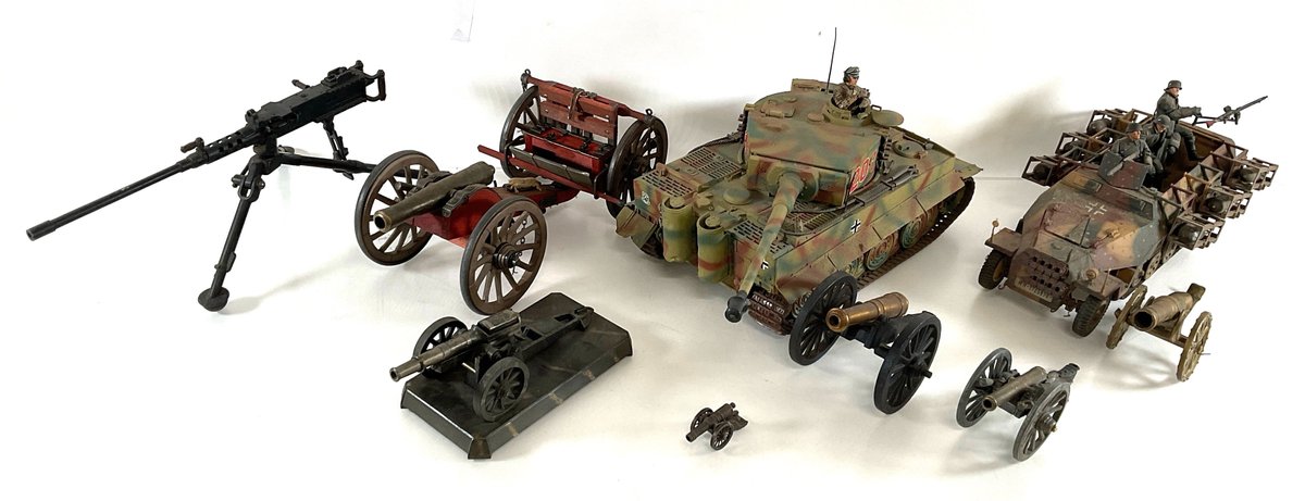 Military Scale Models and Miniature Cannons