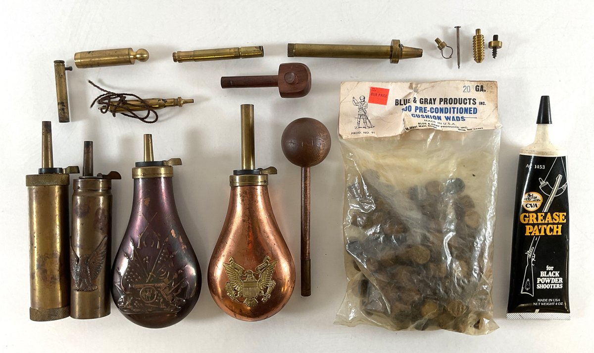 Black Powder Shooting Accessories and Flasks