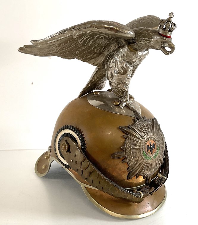 C.E. Juncker 1914 Prussian Garde du Corps Parade Helmet
