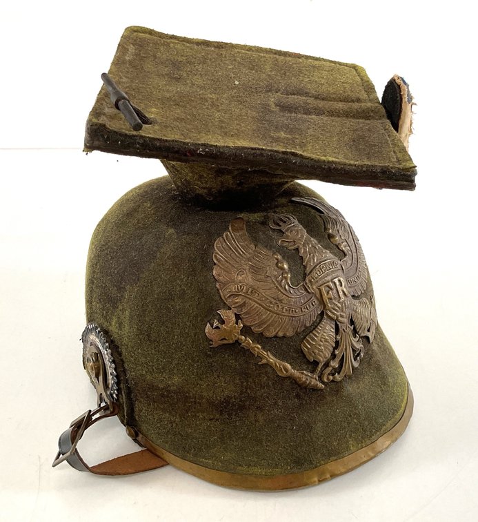 Imperial German Prussian Uhlan Felt Tschapka Helmet