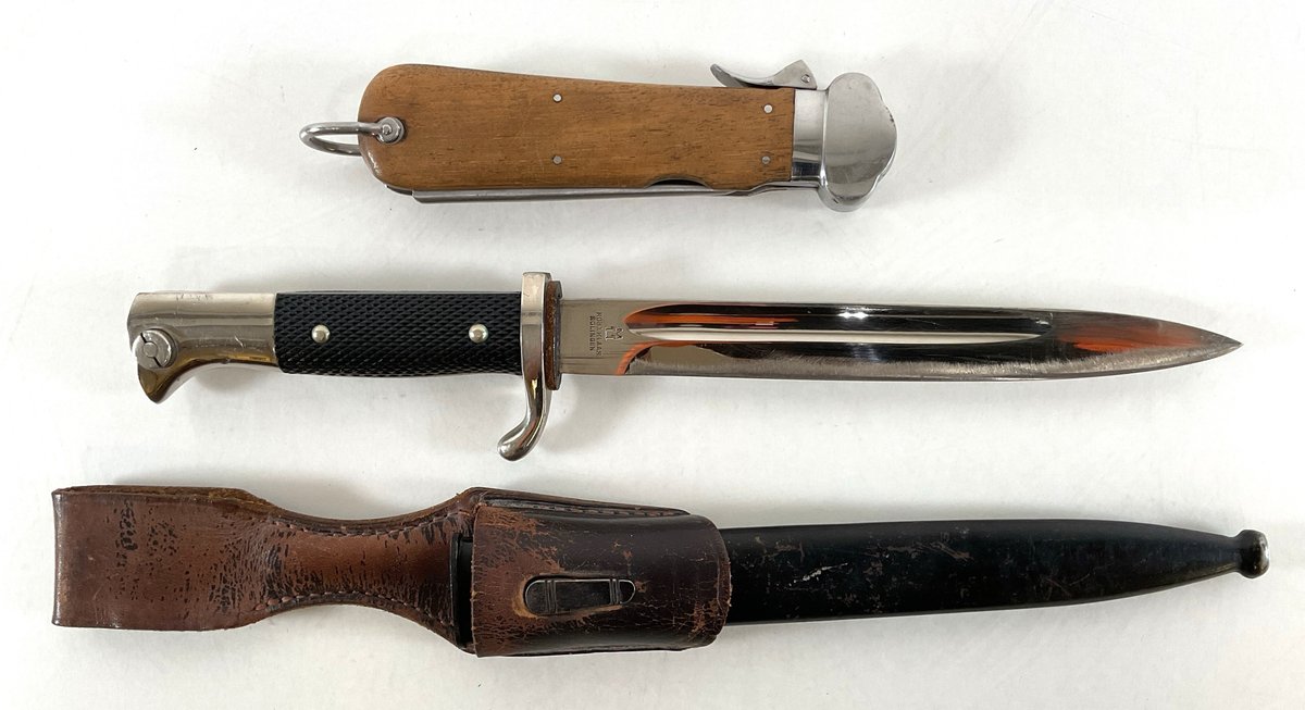 Robt. Klaas Dress Bayonet and SMF Solingen Gravity Knife