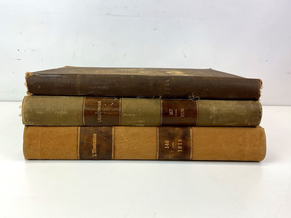L'Illustration Bound Periodical Volumes, 1914-1926