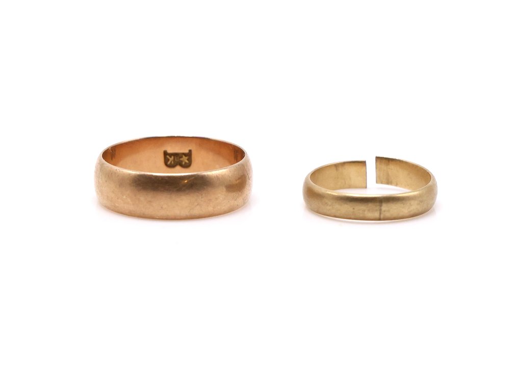 10k YG Rings