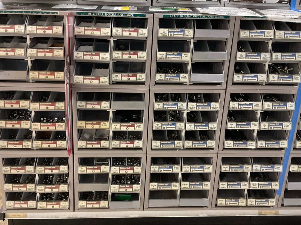 Hillman Stainless Steel Hardware Assortment with Organizer Bins