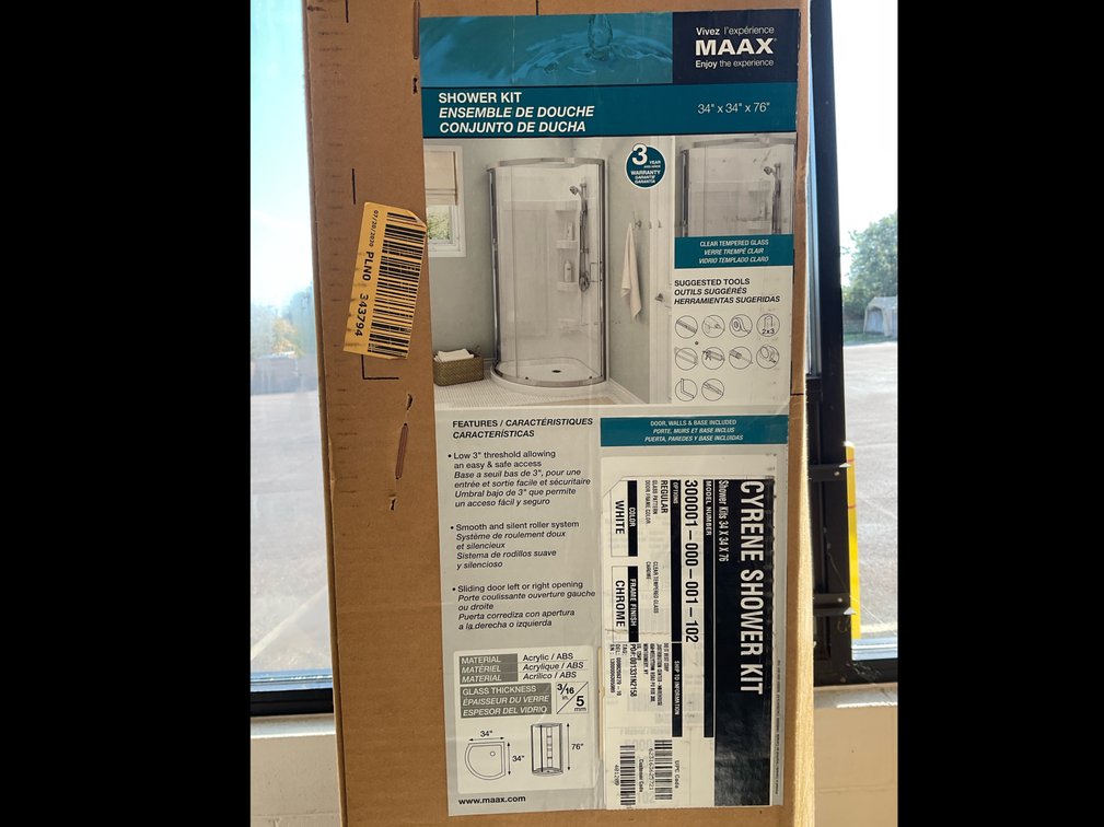 MAAX Cyrene Corner Shower Kit