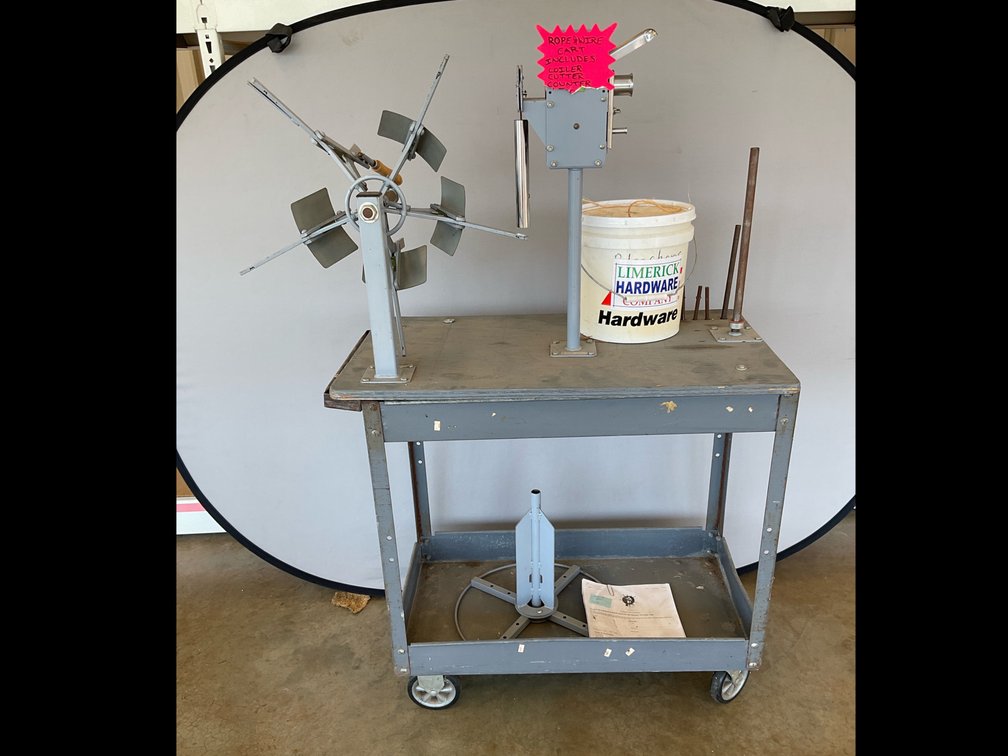 Olympic Wire and Rope Measuring and Cutter Cart