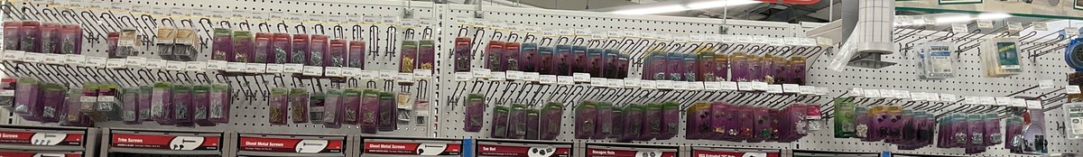 Packaged Hardware Fasteners, Brads, Pins, and Nails