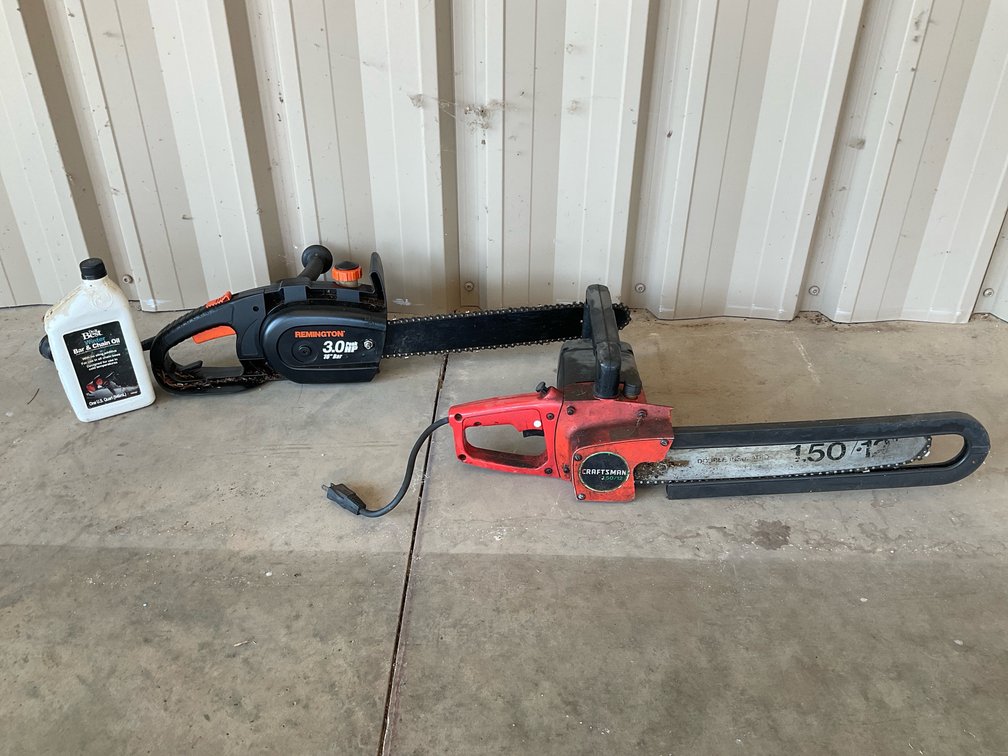 Remington and Craftsman Corded Electric Chainsaws