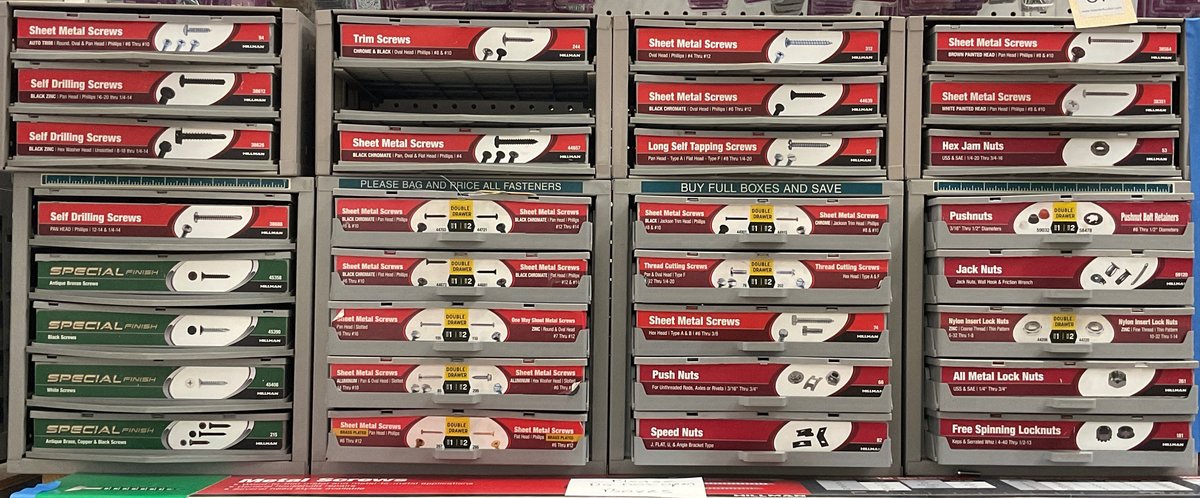 Hillman Hardware Drawer Organizer Cabinets with Fasteners