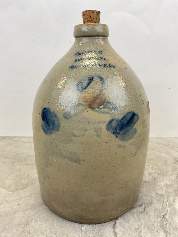 Salt-Glazed Stoneware Jug
